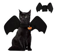 Halloween Pet Costume 3D Foldable Bat with Quick Fastening for Dogs