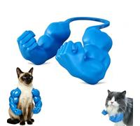 Halloween Pet Costume Cat Superhero Arms, Cat Muscle Arms Hilarious 3D Printed Costume, Lightweight Neck Hanging Halloween Outfit, Cute Photo Prop for Cats, Small Dogs & Tiny Pets (A#)