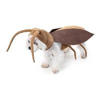 Halloween Pet Costume - Funny Cockroach Outfit with Bendable Antennae Legs Velcro Closure Bug Insect Cosplay Clothes for Cats Dogs Christmas Party Dress Up