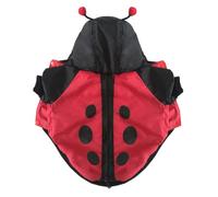 Halloween PET Costume Ladybird Dog Outfit for Party Funny Photos | Polyester Black Design, Lightweight Easy, for Autumn Walks and PET Parades