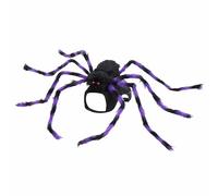 Halloween Pet Costume, Spider Dog Cat Costume with 8 Adjustable Furry Legs & Straps, scary Cosplay Apparel for Halloween Party Decorations, Adjustable Fit for Small Medium Dogs and Cats
