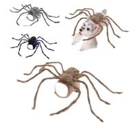 Halloween Pet Giant Spider Costume Spider Decor Halloween Party Supply Spider For Dog Clothes Funny Costumes Cosplay cats costume competition For spider ups parade medium matching puppy 3D com
