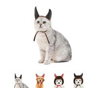 Halloween Pet Headband with Devil Horns, Funny Devil Costume Headpiece for Dogs & Cats, Spooky Party Accessory for Halloween Cosplay (style A)