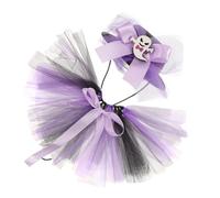 Halloween Pet Tutu Skirt and Hat Costume Set for Cats Dogs