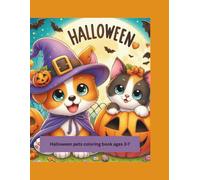 Halloween Pets coloring book ages 3-7