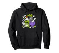 Halloween Pharmacy Tech Mad Scientist Crossover Spooky Lab Pullover Hoodie