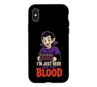 Halloween Phlebotomist Here For The Blood Vampire Gift Case for iPhone X/XS