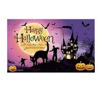 Halloween Photo Backdrop | Happy Halloween Backdrop | Studio Props Photography Background for Indoor Wedding Decor Home Birthday School Activity Party