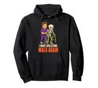 Halloween Physical Therapist Skeletons Walk Again Gift Pullover Hoodie