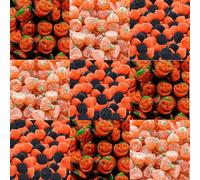 Halloween Pick n Mix Halloween Trick or Treat Themed Sweets by The Sweet Treat Gifting - Orange & Black Sweet Gift Box (500g)