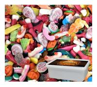 Halloween Pick n Mix with Gift Tub- Assorted Halloween Sweets - Fun Trick or Treat Candy Selection for Kids & Parties (750g)