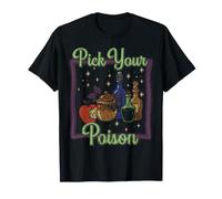 Halloween Pick Your Poison Apple Potion Costume Women Men T-Shirt