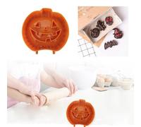 Halloween Pie Cookie Halloween Pumpkin Bat Cookie Halloween Cookie Raiders Cake Decorations (A, 13X10X5cm)