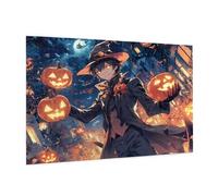 Halloween Piece Jigsaw Puzzle 3000 Jigsaw Puzzles for Adults Boy Impossible Puzzle Challenging High Difficulty Family Activity, Gift Box Packaging, Great Gift Idea for Family Friends 81x122 CM -1004y