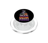 Halloween Pigeon This Is My Human Costume Funny Bird PopSockets PopGrip for MagSafe