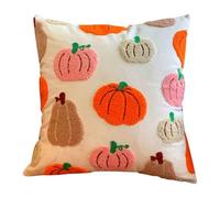 Halloween Pillow Cases - Festive Pumpkin Pillow Case, Decorative Throw Box, Soft Cushion Cover with Hidden Zip, G-Accent
