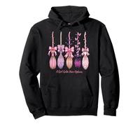 Halloween Pink Bow A Girl Gotta Have Options Witch Brooms Pullover Hoodie