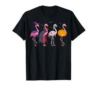 Halloween Pink Flamingo Costume Witch Vampire Mummy Jack T-Shirt