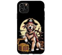 Halloween Pirate Golden Retriever Treasure GR Dog Goldie Case for iPhone 11 Pro Max