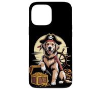 Halloween Pirate Golden Retriever Treasure GR Dog Goldie Case for iPhone 13 Pro Max