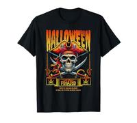 Halloween Pirates Skull Crew Funny Trick Or Treat Men Women T-Shirt
