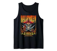 Halloween Pirates Skull Crew Funny Trick Or Treat Men Women Tank Top