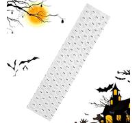 Halloween Placemat | Decorative Napkins in Soft Plush with Ghosts, Gothic Decoration Tablecloth for Celebrations in the Kitchen, Dining Room, Home Parties Gathering