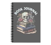 Halloween Planning Journal Reading Tracking Planner Notebook 148x210mm Twin Coil Binding Journal for Daily Scheduling Halloween Project Notebook for Students
