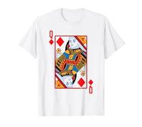 Halloween Playing Card Costume QUEEN OF DIAMONDS T-Shirt