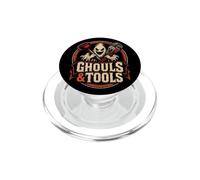 Halloween Plumber Ghouls & Tools Spooky Ghost Gift PopSockets PopGrip for MagSafe