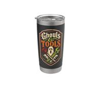 Halloween Plumber Ghouls & Tools Spooky Ghost Gift Stainless Steel Insulated Tumbler