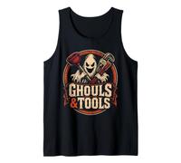 Halloween Plumber Ghouls & Tools Spooky Ghost Gift Tank Top