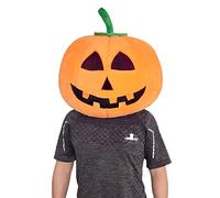 Halloween Plush Pumpkin Head Mask Costumes Adult Cartoon Costumes Yellow