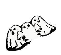 Halloween Plush Rugs Imitation Cashmere Soft Orange Home Carpet Autumn Decoration The Ghost Spider Web Skull Mat(White,40X60CM)