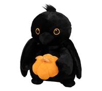 Halloween Plush Toy - 12in Raven Stuffed Animal, Soft Huggable Pillow Doll, Collectible Plush Cushion | Sofa Bed Chair Car Desk Office Bedroom Living Room Decor, Plushe Doll Decorative Stuffed Toy