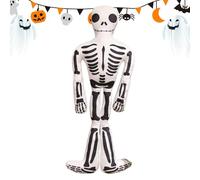 Halloween Plush Toy Skeleton - 16" Soft Huggable Skull Cushion, Cute Color Pillow Figure, Holiday Party Decor, Spooky Accent for Home | Skeleton