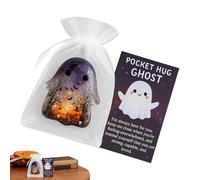 Halloween Pocket Cards - Durrable Mini Charm Set Bright Prints, Inspirational Daily Messages Positive Motivation, Fun Giftable Keepsake for Holiday Cheer | Companion Kit for School Office Travel