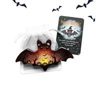 Halloween Pocket Cards - Mini Set Of Mood Cards | Ghost, Bat, & Reaper Designs | Motivational Keepsake For Students, Teens, Kids, Employees & Colleagues