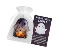 Halloween Pocket Cards - Pocket Happiness Charm with Encouragement Cards - Motivational Travel Companion for Adults and Children as a Gift Idea for Hajooween