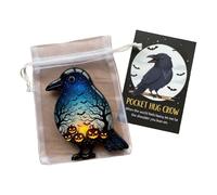 Halloween Pocket Hug,Ghost Pocket Hug Cards Mini Bat Crow Grim Reaper Cute Figurine Ornament,Pockets Comfort Bat Card for Friends, Family, Halloween Party Favor