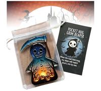 Halloween Pocket Hugs, Spooky Cute Mini Tokens of Love, Festive Keepsake for Halloween, Party Favors,Thoughtful Gift for Birthdays/Farewells/Long-Distance Relationships (Villain 1pcs)