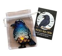 Halloween PocketHug, Halloween Pocket Cards, Cute Mini Charm With Encouragement Card Cute Mini Charm, Inspirational Gift For Friends, Small Decorative Keepsake