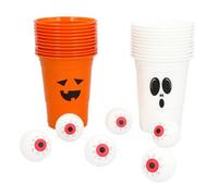 Halloween Pong Game Set By Boland With 22 Cups And 6 Balls