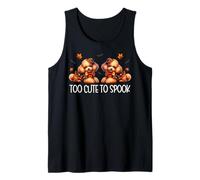 Halloween Poodle Puppies for Dog Mom is Too Cute to Spook Tank Top