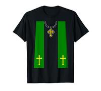Halloween Pope Costumes Ministers Priest T-Shirt