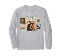Halloween Postage Stamp Witch Salem They Missed One 1692 Long Sleeve T-Shirt