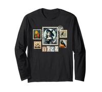 Halloween Postage Stamps Witch Salem They Missed One 1692 Long Sleeve T-Shirt