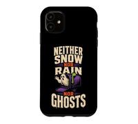 Halloween Postal Worker Neither Snow Rain Nor Ghosts Case for iPhone 11