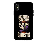 Halloween Postal Worker Neither Snow Rain Nor Ghosts Case for iPhone X/XS