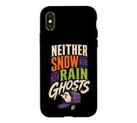 Halloween Postal Worker Neither Snow Rain Nor Ghosts Case for iPhone X/XS